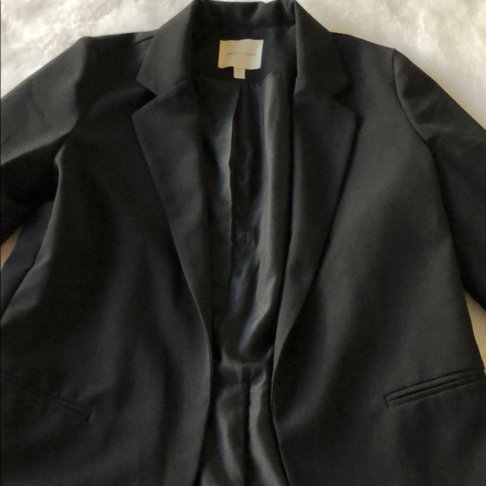 Silence & Noise Open Suit Blazer With 3/4 Sleeves - image 4